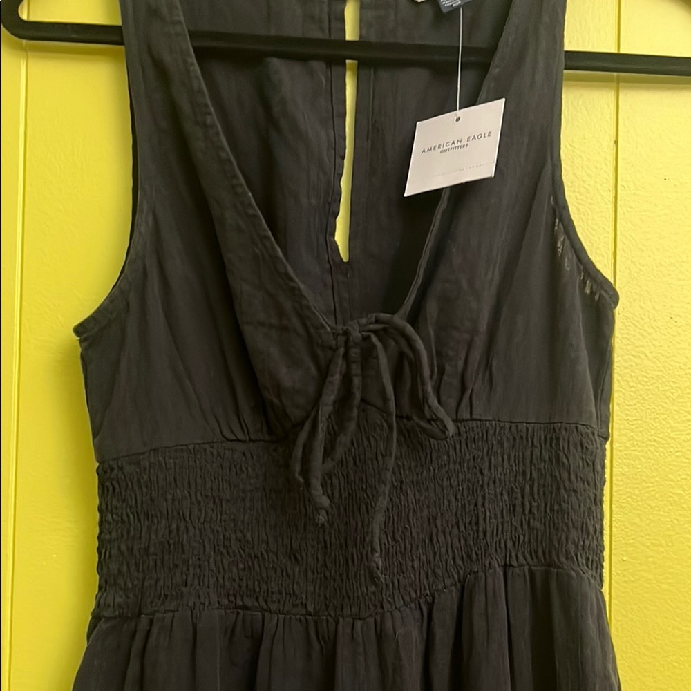 American Eagle Outfitters Black Sleeveless Jumpsuit - Picture 2 of 5